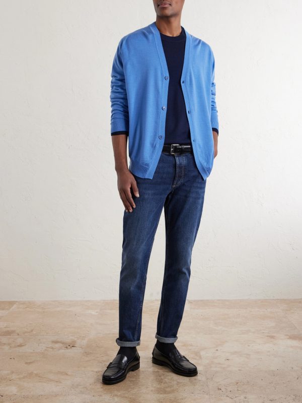 + Bill Nighy Merino Wool Cardigan - OU + Bill Nighy Merino Wool Cardigan - OU