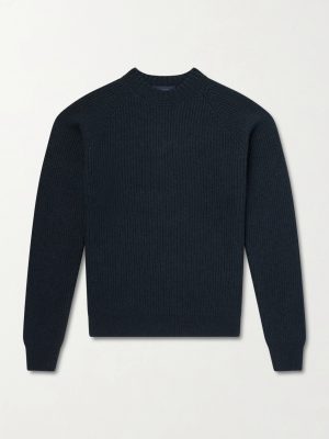 + Bill Nighy Cashmere and Wool-Blend Sweater