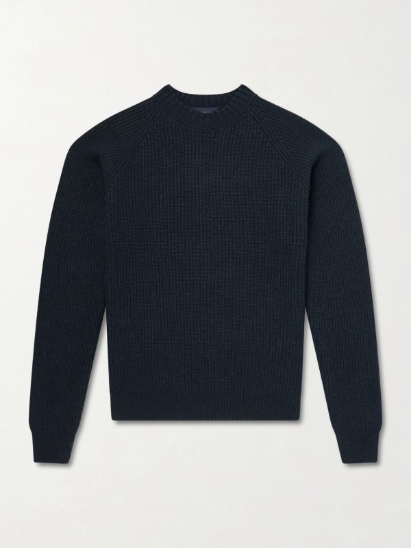 + Bill Nighy Cashmere and Wool-Blend Sweater + Bill Nighy Cashmere and Wool-Blend Sweater