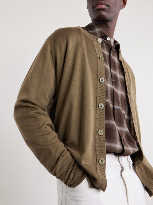 + Bill Nighy Merino Wool Cardigan - CU + Bill Nighy Merino Wool Cardigan - CU