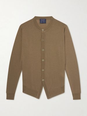 + Bill Nighy Merino Wool Cardigan
