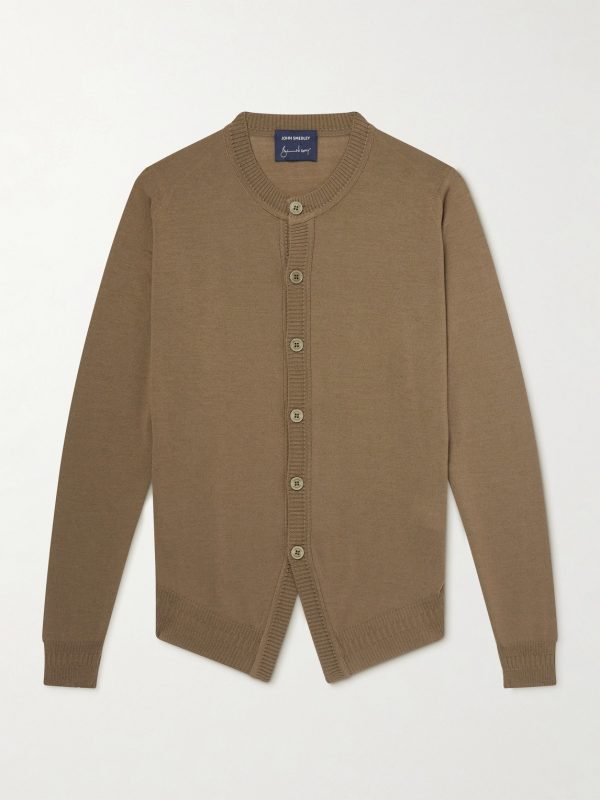 + Bill Nighy Merino Wool Cardigan + Bill Nighy Merino Wool Cardigan