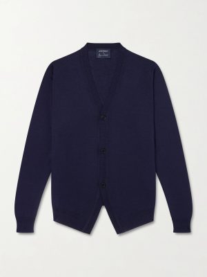 + Bill Nighy Merino Wool Cardigan