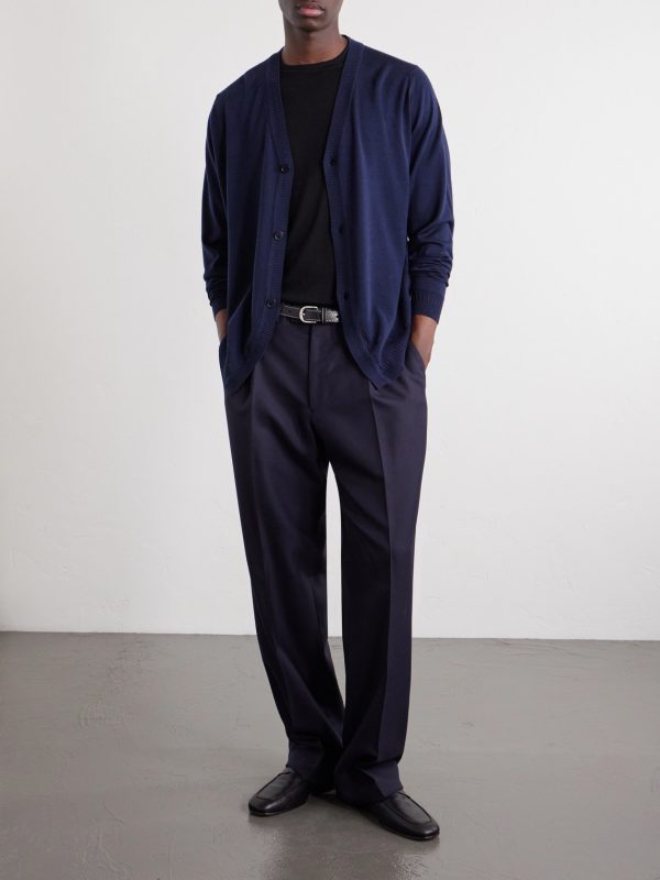 + Bill Nighy Merino Wool Cardigan - OU + Bill Nighy Merino Wool Cardigan - OU