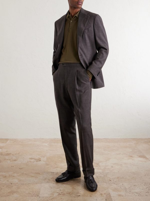 + Bill Nighy Merino Wool Polo T-Shirt - OU + Bill Nighy Merino Wool Polo T-Shirt - OU