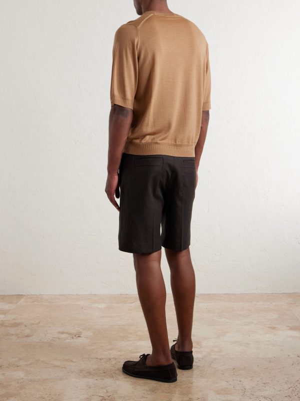 + Bill Nighy Knitted Merino Wool T-Shirt - BK + Bill Nighy Knitted Merino Wool T-Shirt - BK