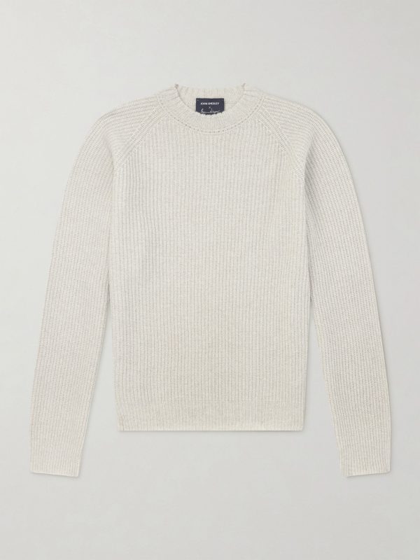 + Bill Nighy Cashmere and Wool-Blend Sweater