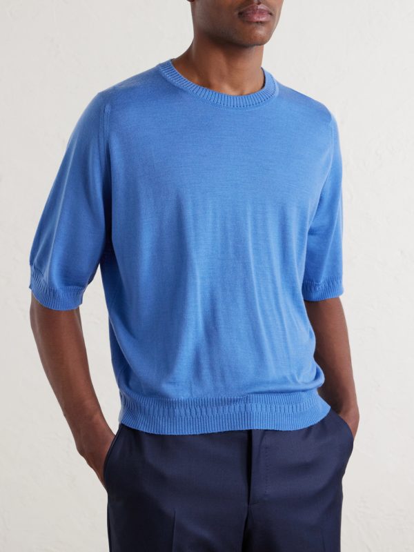 + Bill Nighy Merino Wool T-Shirt - FR