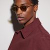 Square-Frame Gold-Tone Sunglasses - OU Square-Frame Gold-Tone Sunglasses - OU