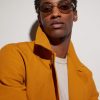 Round-Frame Gold-Tone and Acetate Sunglasses - BK
