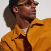 Round-Frame Gold-Tone and Acetate Sunglasses - OU