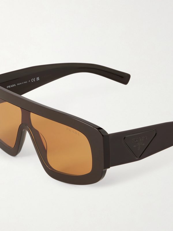 Square-Frame Acetate Sunglasses - CU