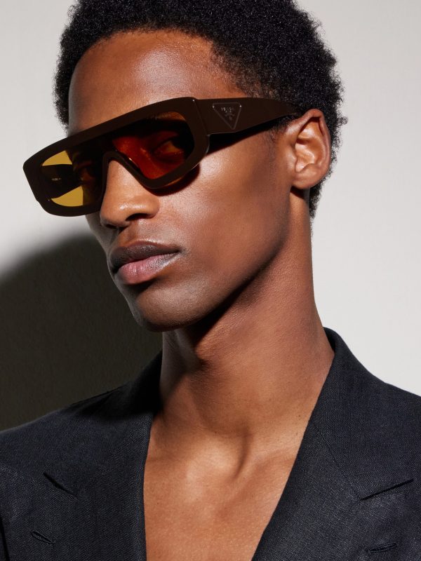 Square-Frame Acetate Sunglasses - OU
