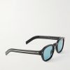 Round-Frame Acetate Sunglasses - FR Round-Frame Acetate Sunglasses - FR