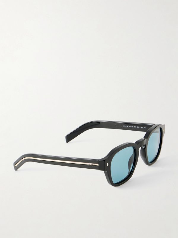 Round-Frame Acetate Sunglasses - FR Round-Frame Acetate Sunglasses - FR