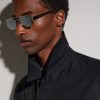 Aviator-Style Silver-Tone Sunglasses - BK