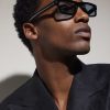 Square-Frame Acetate Sunglasses - OU Square-Frame Acetate Sunglasses - OU