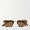 Square-Frame Gold-Tone Sunglasses Square-Frame Gold-Tone Sunglasses