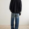 Dolphin Dreams Logo-Embroidered Cotton and Wool-Blend Sweater - BK Dolphin Dreams Logo-Embroidered Cotton and Wool-Blend Sweater - BK