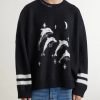 Dolphin Dreams Logo-Embroidered Cotton and Wool-Blend Sweater - FR Dolphin Dreams Logo-Embroidered Cotton and Wool-Blend Sweater - FR