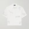 Scribble Cotton-Blend Poplin Shirt Scribble Cotton-Blend Poplin Shirt