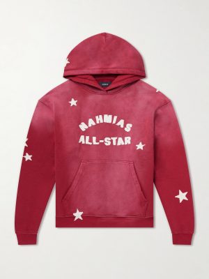 All Star Printed Cotton-Jersey Hoodie All Star Printed Cotton-Jersey Hoodie