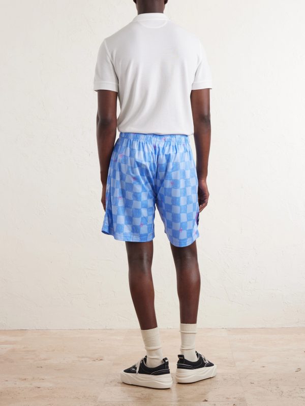 Scribble Straight-Leg Printed Jersey Shorts - BK Scribble Straight-Leg Printed Jersey Shorts - BK