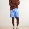 Scribble Straight-Leg Printed Jersey Shorts - OU Scribble Straight-Leg Printed Jersey Shorts - OU
