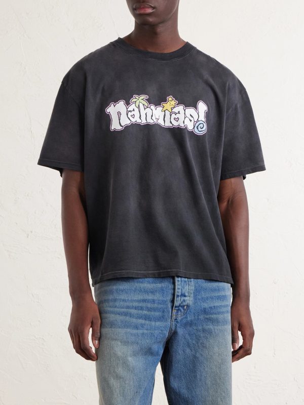 Boardwalk Logo-Print Cotton-Jersey T-Shirt - FR Boardwalk Logo-Print Cotton-Jersey T-Shirt - FR