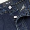 Destroyed Wide-Leg Striped Jeans - E1 Destroyed Wide-Leg Striped Jeans - E1