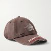 Miracle Distressed Logo-Embroidered Cotton-Twill Cap Miracle Distressed Logo-Embroidered Cotton-Twill Cap