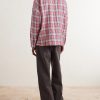 Checked Cotton-Blend Shirt - BK Checked Cotton-Blend Shirt - BK