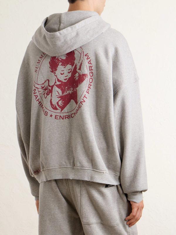Youth Enrichment Logo-Print Cotton-Jersey Zip-Up Hoodie - BK