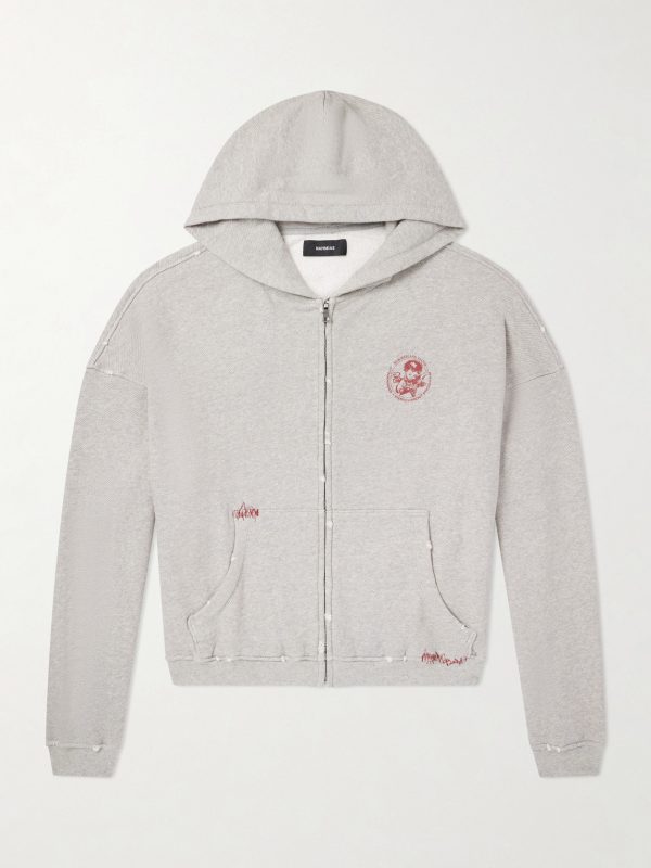 Youth Enrichment Logo-Print Cotton-Jersey Zip-Up Hoodie
