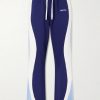 Ollie Wide-Leg Striped Cotton-Jersey Sweatpants Ollie Wide-Leg Striped Cotton-Jersey Sweatpants