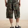 Wide-Leg Printed Cotton Shorts - BK Wide-Leg Printed Cotton Shorts - BK