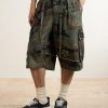 Wide-Leg Printed Cotton Shorts - FR Wide-Leg Printed Cotton Shorts - FR