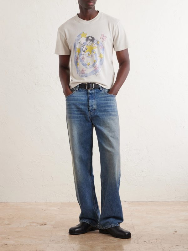 Heaven Printed Cotton-Jersey T-Shirt - OU Heaven Printed Cotton-Jersey T-Shirt - OU