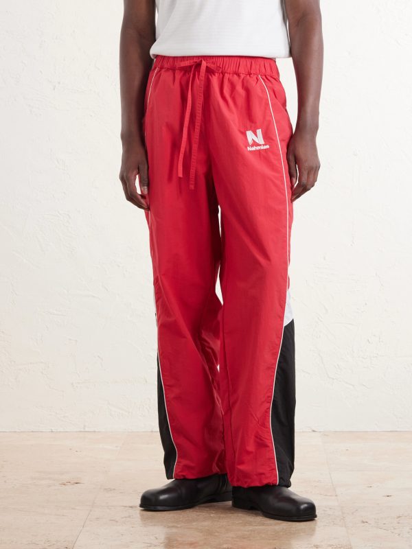 Straight-leg Logo-Embroidered Nylon Trousers - FR Straight-leg Logo-Embroidered Nylon Trousers - FR