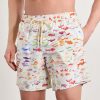 Moorea Straight-Leg Mid-Length Printed Recycled Swim Shorts - OU Moorea Straight-Leg Mid-Length Printed Recycled Swim Shorts - OU
