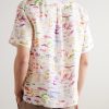 + Fabrice Hybert Charli Printed Linen Shirt - BK + Fabrice Hybert Charli Printed Linen Shirt - BK