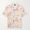 + Fabrice Hybert Charli Printed Linen Shirt + Fabrice Hybert Charli Printed Linen Shirt