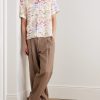 + Fabrice Hybert Charli Printed Linen Shirt - OU + Fabrice Hybert Charli Printed Linen Shirt - OU