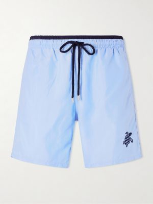 Moka Straight-Leg Mid-Length ECONYL® Swim Shorts Moka Straight-Leg Mid-Length ECONYL® Swim Shorts