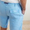 Straight-Leg Garment-Dyed Linen Shorts - CU Straight-Leg Garment-Dyed Linen Shorts - CU