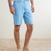 Straight-Leg Garment-Dyed Linen Shorts - FR Straight-Leg Garment-Dyed Linen Shorts - FR