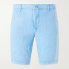 Straight-Leg Garment-Dyed Linen Shorts Straight-Leg Garment-Dyed Linen Shorts