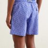 Moka Straight-Leg Mid-Length Printed ECONYL® Swim Shorts - BK Moka Straight-Leg Mid-Length Printed ECONYL® Swim Shorts - BK