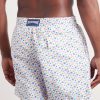 Moorea Straight-Leg Mid-Length Printed Swim Shorts - BK