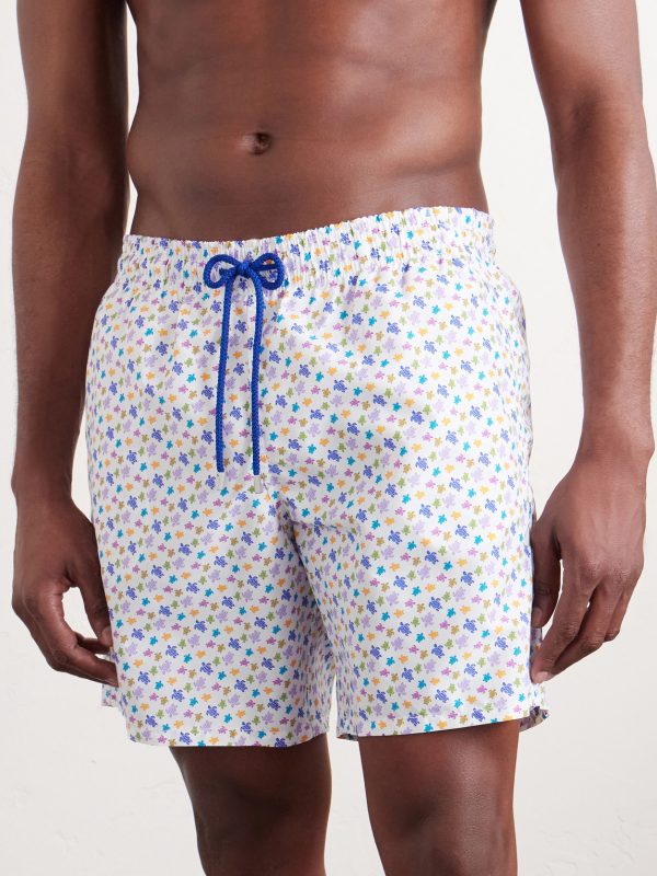 Moorea Straight-Leg Mid-Length Printed Swim Shorts - FR
